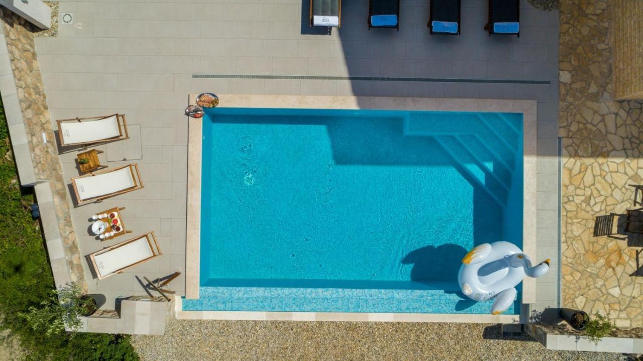 Luxury Villa Allen With Pool Klimno Exterior photo